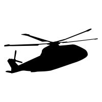 Helikopter Aufkleber